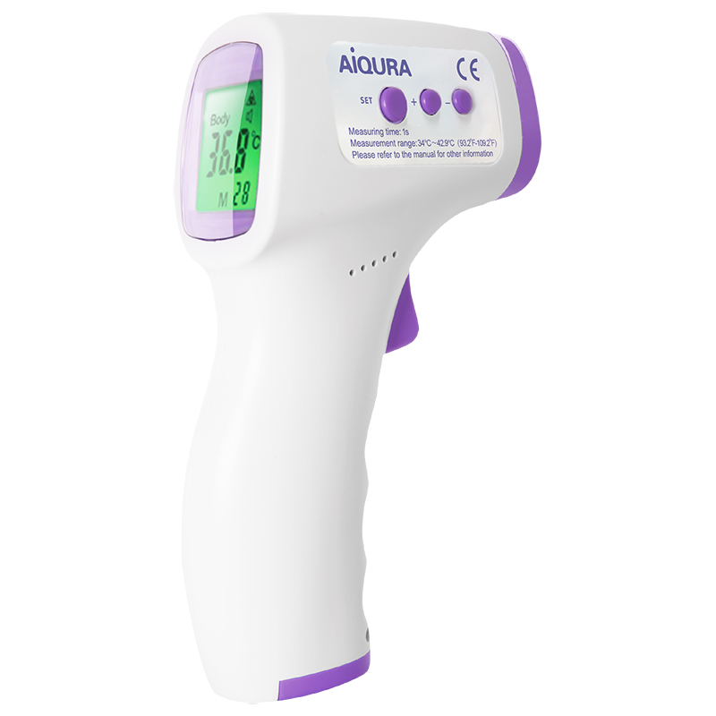 CE承認された医療臨床発熱世帯ヘッド非接触温度額デジタル赤外線体温計